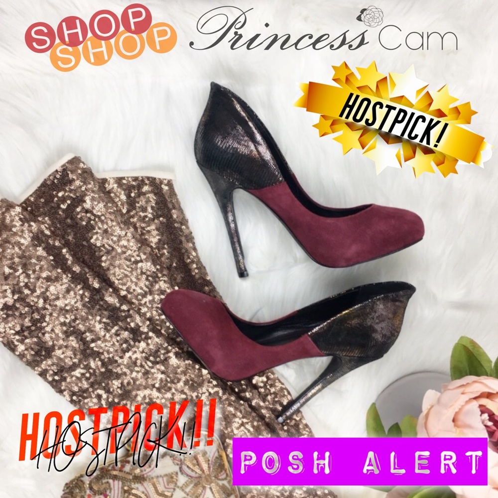 👠HOSTPICK👠🆕Aldo Suede Pumps w/Metallic Accent